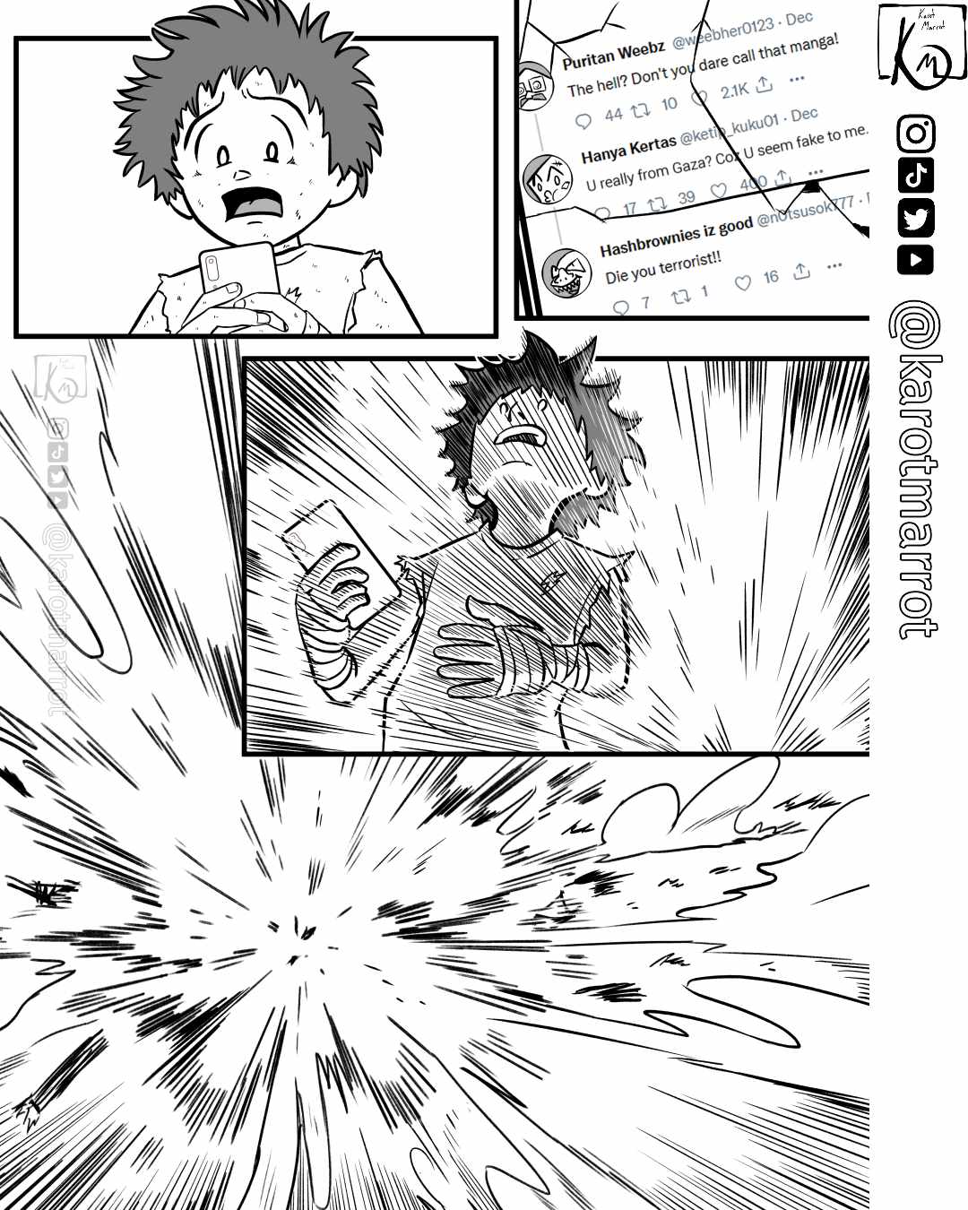 This boy from Gaza makes manga Chapter 0 13